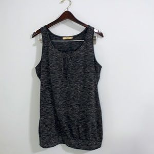 Miusey 2XL grey tank top comfy fit stretch tuck in active gym wear